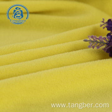 DTY polyester anti pilling micro polar fleece fabric